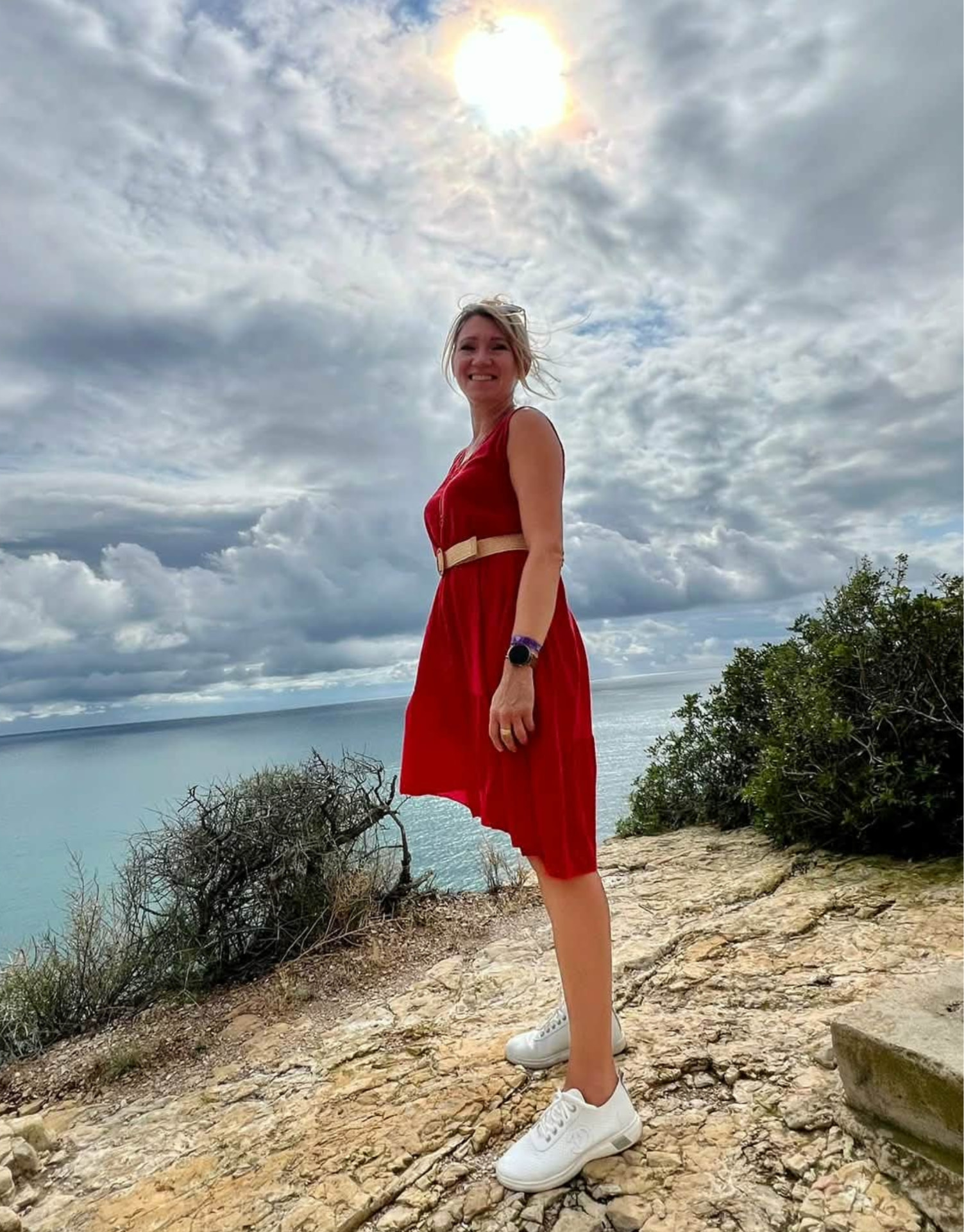 Marta Wrzeszcz nad morzem